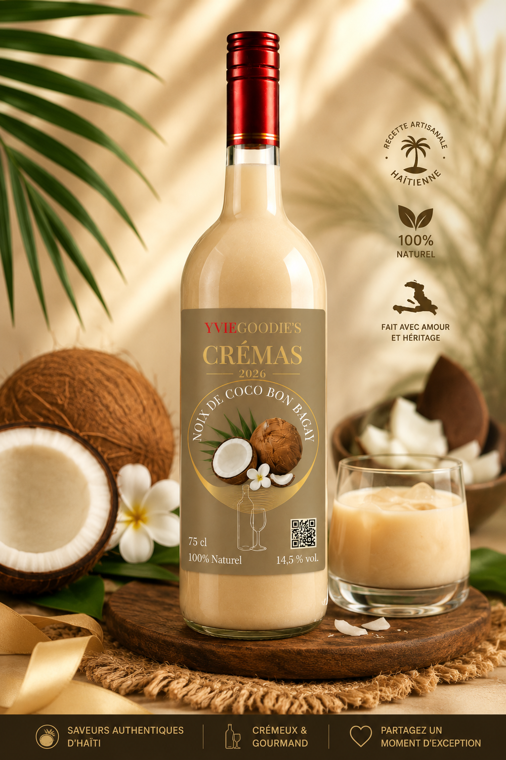 Crémas Traditionnel - Noix de Coco Fait avec Âme et Héritage